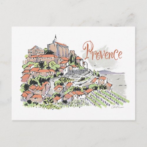 Provence Gordes post card