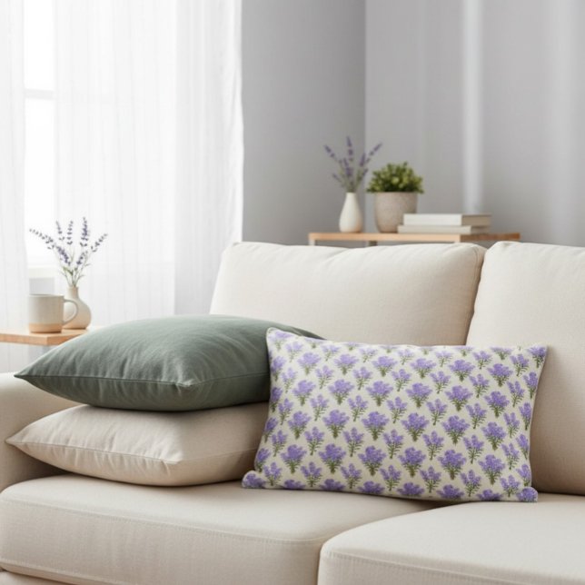Provence Lavender Accent Pillow (Creator Uploaded)