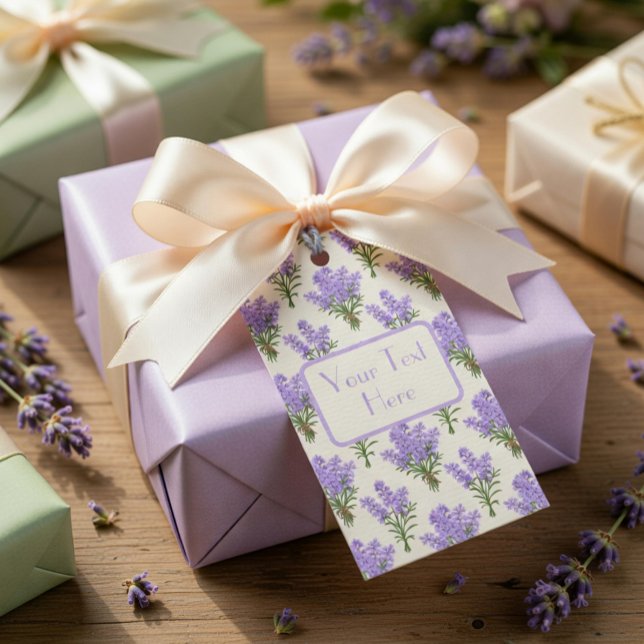 Provence Lavender Bunches Gift Tag (Creator Uploaded)