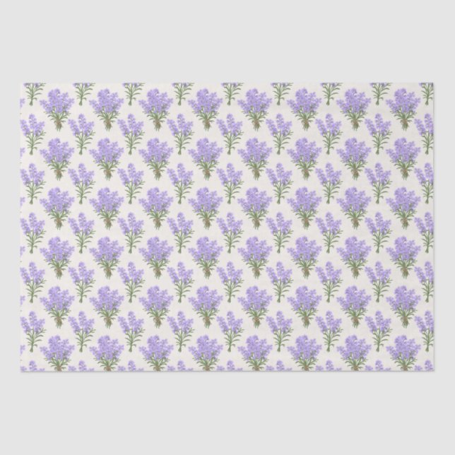 Provence Lavender Bunches Wrapping Paper (Front)