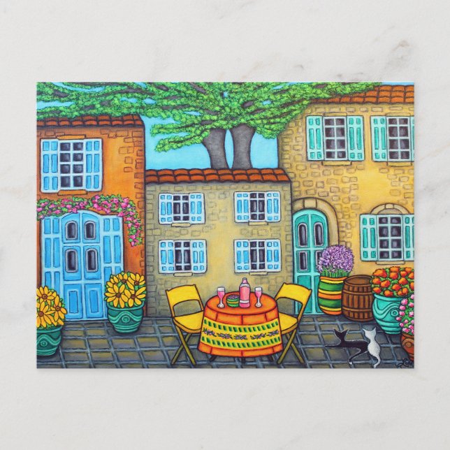 Provence Memories Post Card by Lisa Lorenz (Front)