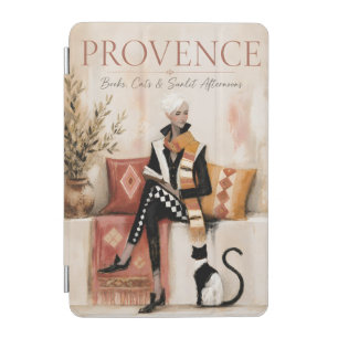 Provence Reading Nook Cat Illustration iPad Mini Cover