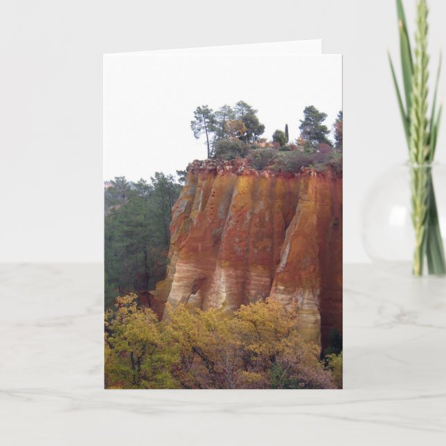 Provence Red Cliffs Card (Front)