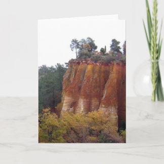 Provence Red Cliffs Card