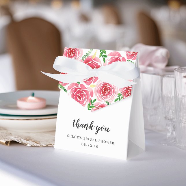 Provence Rose | Personalized Floral Favor Boxes (Creator Uploaded)