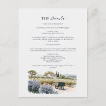 Provence Vineyard Wedding Details Enclosure 