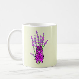 Provence with cicada and lavender on a coffee cup. mug