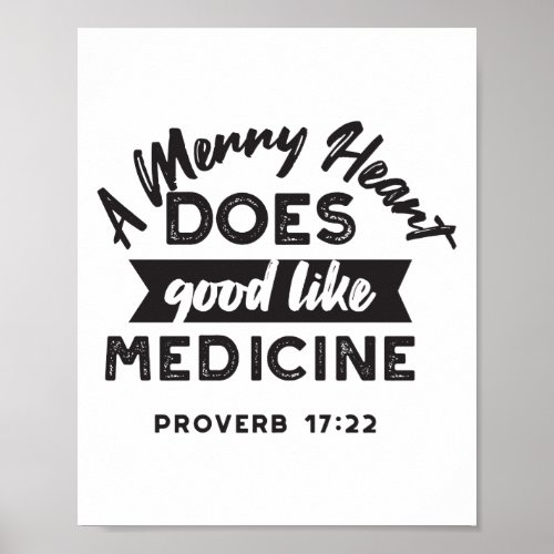 Proverb 17 Bible Verse Quote Alternate Design I Poster