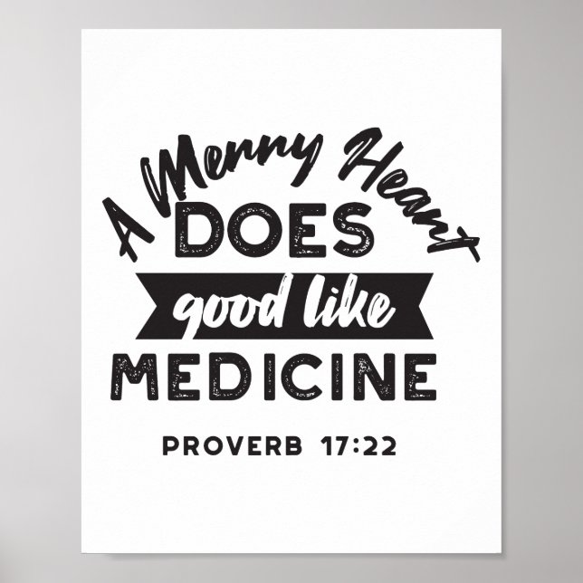 Proverb 17 Bible Verse Quote Alternate Design I Poster (Front)