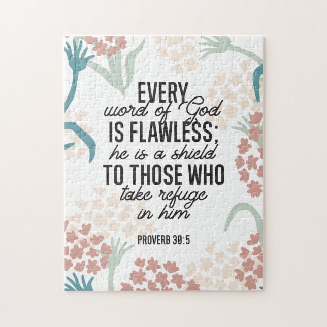 Proverb 30:5 Bible Verse Jigsaw Puzzle (Vertical)