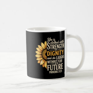 Proverb 31_25 christian bible verse Proverb 31_25 Coffee Mug