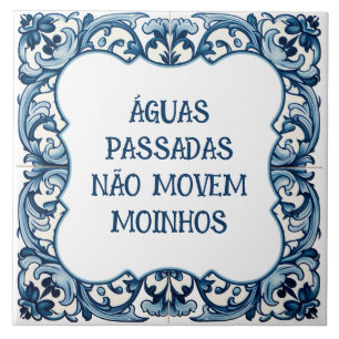 Provérbio português ceramic tile