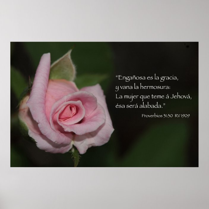 Proverbios 31 30 Cartel Poster Zazzle Com