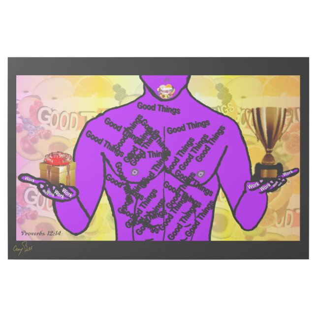Proverbs 12:14 Art (Front)