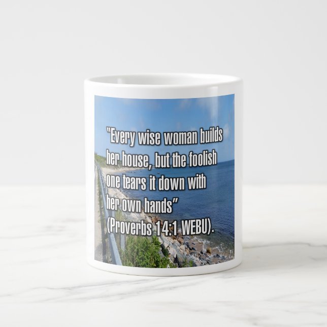 Proverbs 14:1 WEBU Mug (Front)