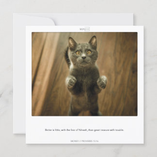 Proverbs 15:16 MONEY SCRIPIX card