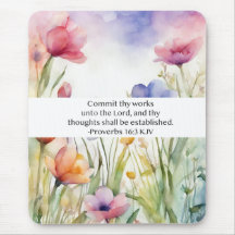 Proverbs 16:3 KJV Commit Thy Works Scripture