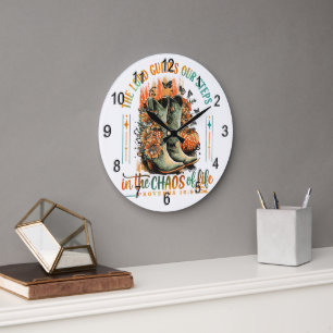 Proverbs 16:9 large clock
