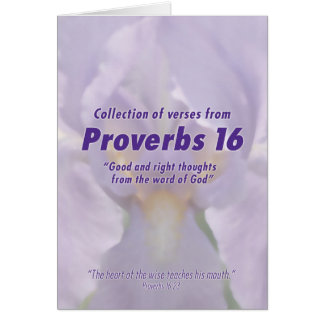 Proverbs 16 Verses Cards