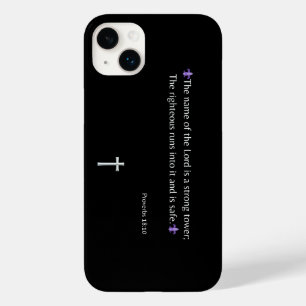 Proverbs 18:10 Bible Verse iPhone / iPad case
