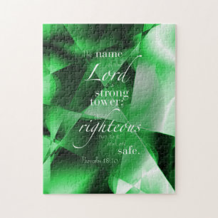 Proverbs 18:10 jigsaw puzzle