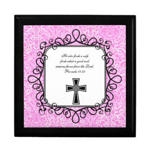 Proverbs 18:22 Bible Verse Keepsake Box