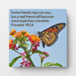 Proverbs 18:24 Plaque at Zazzle