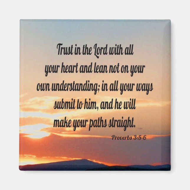 Proverbs 19:21 magnet (Front)