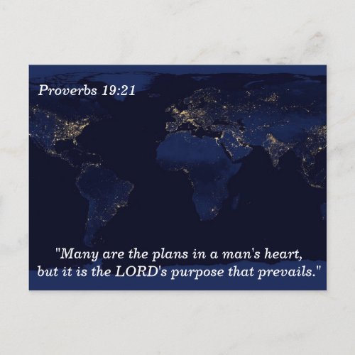 Proverbs 19 21 Plans Scripture Memory Card