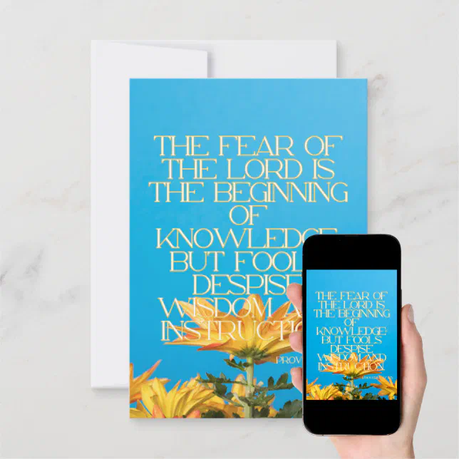 Proverbs 1 7 KJV Bible Scripture Pic Greeting Card Zazzle proverbs-1-7-kjv-bible-scripture-pic-greeting-card-zazzle