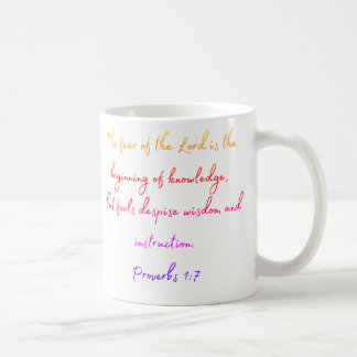 Proverbs 1:7  Multi-color Mug