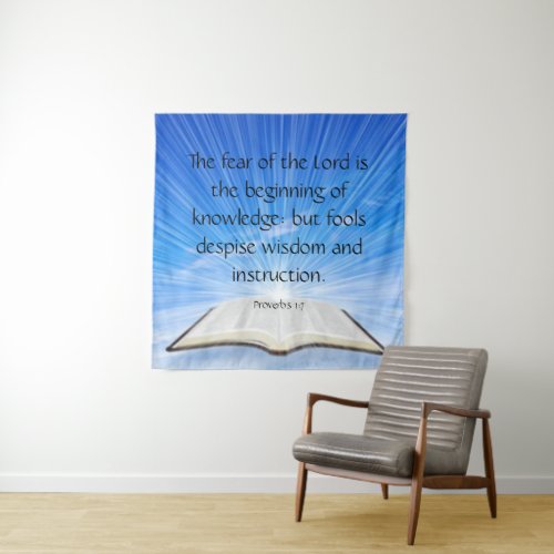 Proverbs 17  tapestry