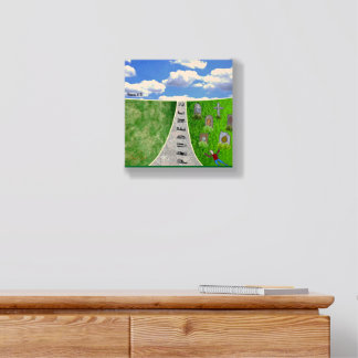 Proverbs 21:16 Art Wood Photo Tile