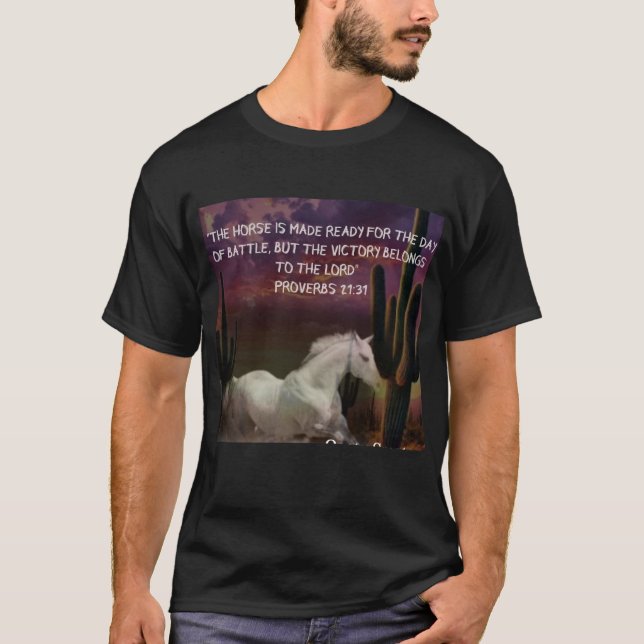 Proverbs 21:31 T-Shirt (Front)
