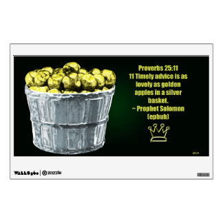 Proverbs 25:11 wall decal
