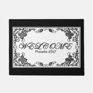 Proverbs 25:17 Welcome Mat