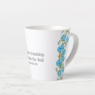 Proverbs 27:9 Friendship Religious Christian Latte Mug