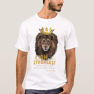 Proverbs 30:30 KJV Bible Scripture Quote Unisex T-Shirt
