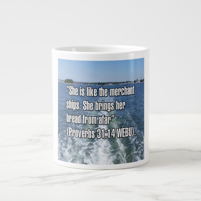 Proverbs 31:14 WEBU Mug (Front)