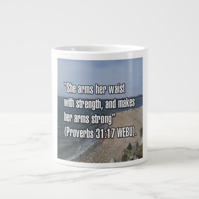 Proverbs 31:17 WEBU Mug (Front)