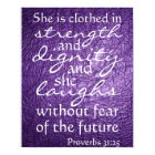 Proverbs 31:25 bible verse