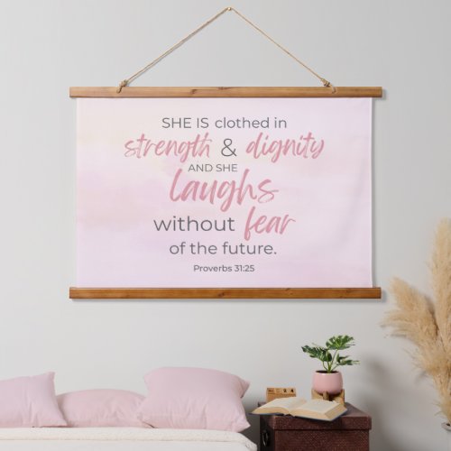 Proverbs 3125 Bible Verse Wall Tapestry