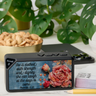 Proverbs 31:25 Bluetooth Speaker Bible Verse