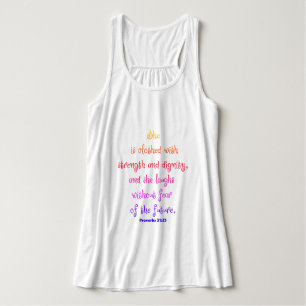 Proverbs 31:25 (FEARLESS) Tank Top