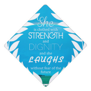 Proverbs 31-25 Grad Cap Topper