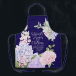 Proverbs 31:25 Strength and Honour Blue Apron<br><div class="desc">With our Proverbs 31:25 design, you will embrace this trendy, contemporary style and deep spirituality. This design has a modern aesthetic appeal. It is also a statement of self-love and the inner strength of a true empowered woman. Proverbs 31 describes a virtuous and capable woman, stressing her goodness, strength, wisdom...</div>
