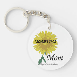 Proverbs 31:28 Mother's Day Keychain