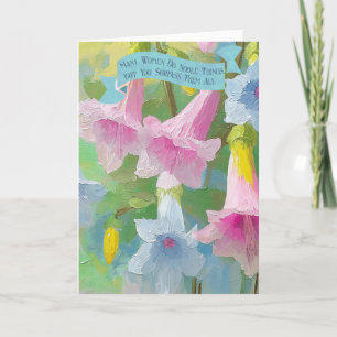 Proverbs 31:29 Bible Faith Quote Mothers' Day Holiday Card