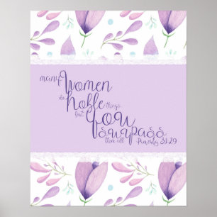 Proverbs 31:29 Poster