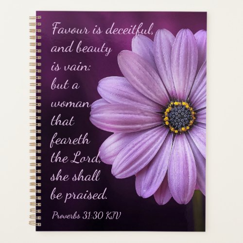 Proverbs 3130 _ A woman that feareth the Lord Planner